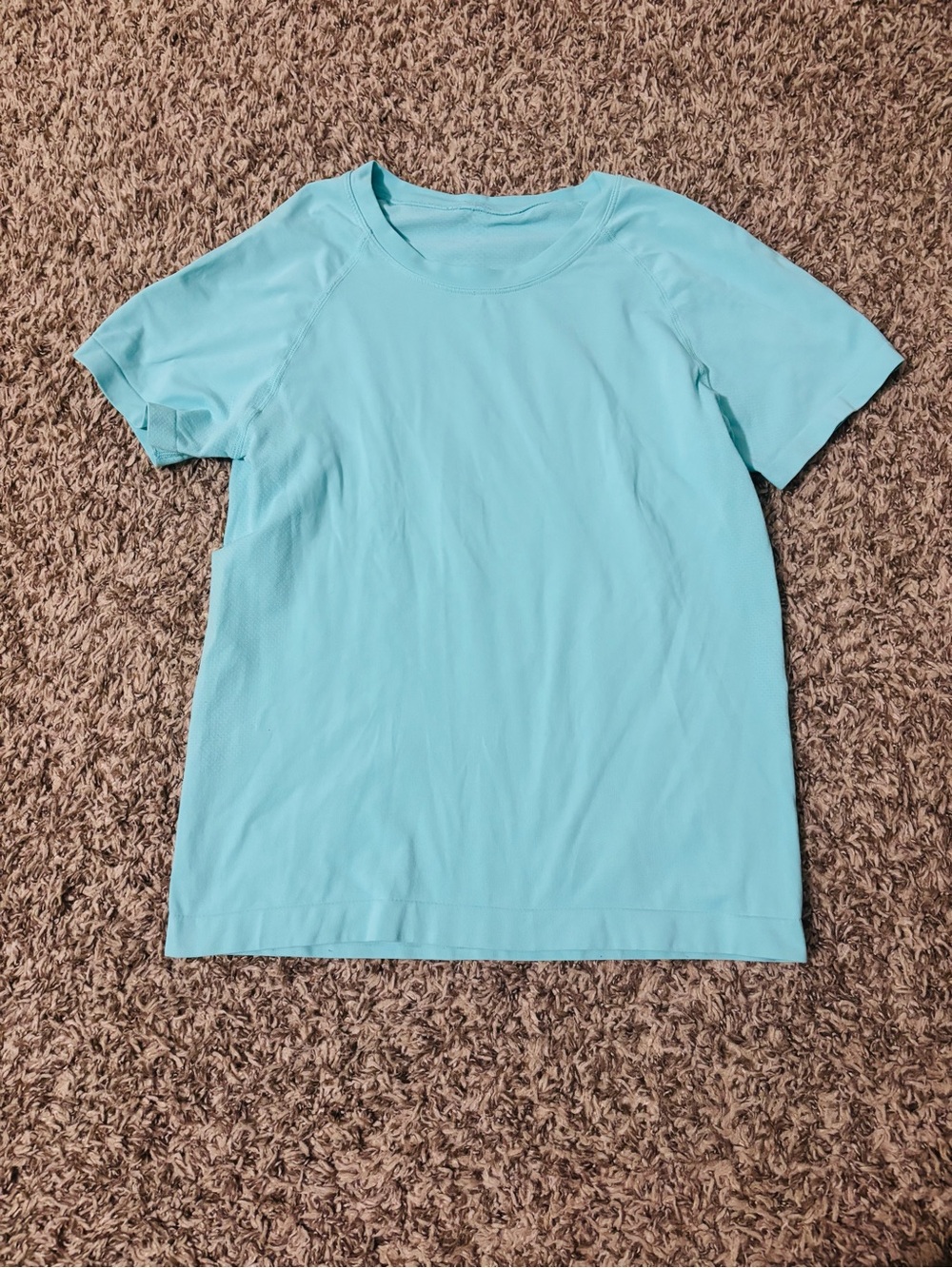 CRZ Yoga Light Blue Women's Short Sleeve Performance Top